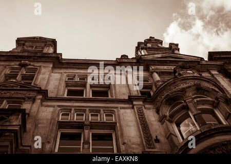 Majestic Victorian Office Building, spectacular architecture in a marvelous English city Stock Photo