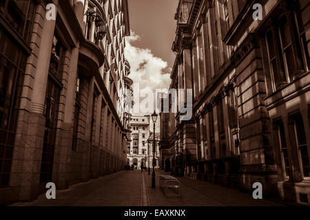 Picturesque  Victorian Street, spectacular architecture in a marvelous British city Stock Photo