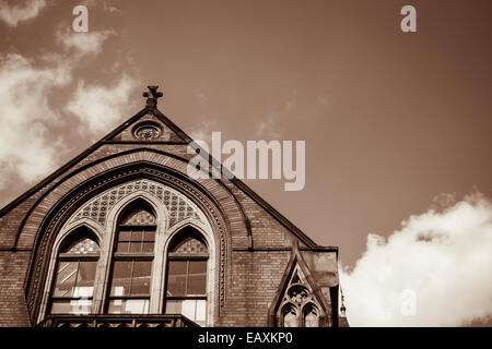 Victorian Church, spectacular ecclesiastical architecture in a marvelous British town Stock Photo