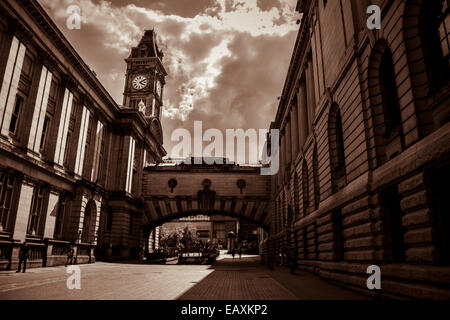 Victorian Town, spectacular architecture in a marvelous British city Stock Photo