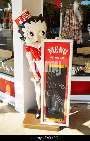 Betty's Diner, Fredericksburg, Texas, USA Stock Photo