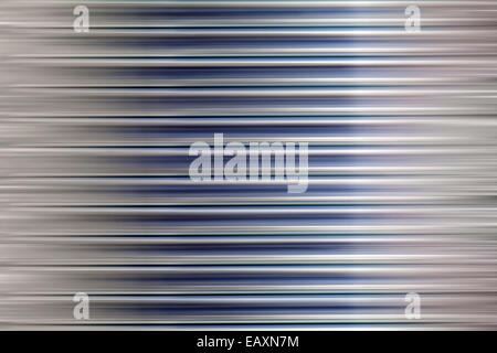 Blue metal stripes, soft background. Stock Photo