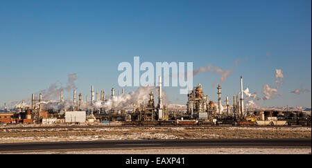 Sinclair, Wyoming - The Sinclair Oil refinery. Stock Photo