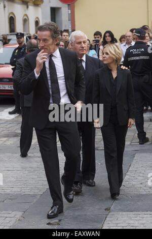Madrid, Spain. 21st Nov, 2014. Alfonso Diez, the widower of Duchess of Alba attend the Funeral Service for Spain's Duchess of Alba at the Sevilla's Cathedral on November 21, 2014 in Seville, Spain.Maria del Rosario Cayetana Fitz-James-Stuart, Duchess of Alba, 88-year-old with more titles than any other aristocrat in the world has died at home in Seville after a short illness. Credit:  Jack Abuin/ZUMA Wire/Alamy Live News Stock Photo