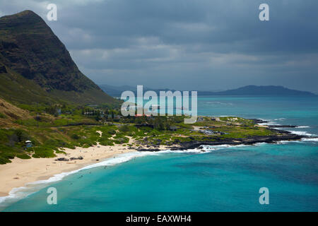 Makapu'u Beach, Oahu, Hawaii, USA Stock Photo