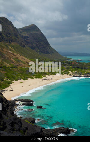 Makapu'u Beach, Oahu, Hawaii, USA Stock Photo