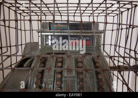 An old cash register in Havana, Cuba. Stock Photo