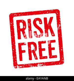 Red Stamp - Risk free Stock Photo