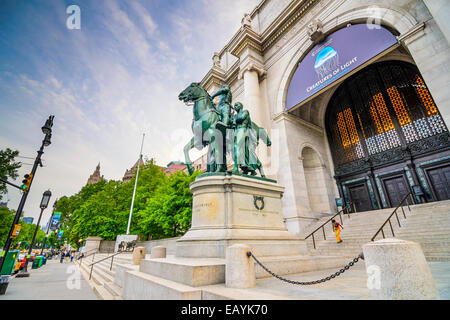 American Museum of Natural History in Manhattan. The museum collections contain over 32 million specimens. Stock Photo