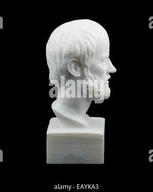 Greek philosopher Aristotle sculpture Stock Photo