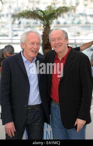 The 67th Annual Cannes Film Festival - 'Two Days, One Night' - Photocall  Featuring: Luc Dardenne,Jean-Pierre Dardenne Where: Cannes, France When: 20 May 2014 Stock Photo