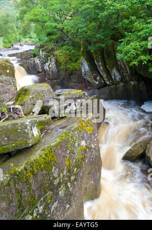 The Bracklinn Falls, Callander, the Trossachs, Scotland Stock Photo - Alamy