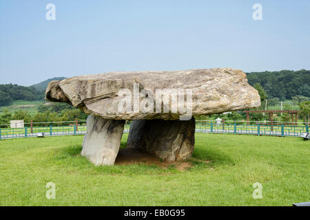 dolmen in ganghwa island, one of UNESCO World heritages Stock Photo