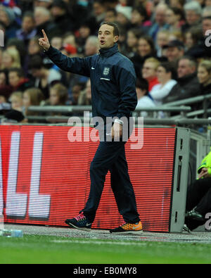 London, UK. 23rd Nov, 2014. England Women Manager Mark Sampson.- Womens International Football - England vs Germany - Wembley Stadium - London, England - 23rdNovember 2014 - Picture Robin Parker/Sportimage. Credit:  csm/Alamy Live News Stock Photo