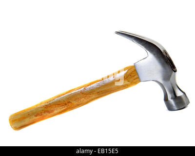 claw hammer isolated over white Stock Photo