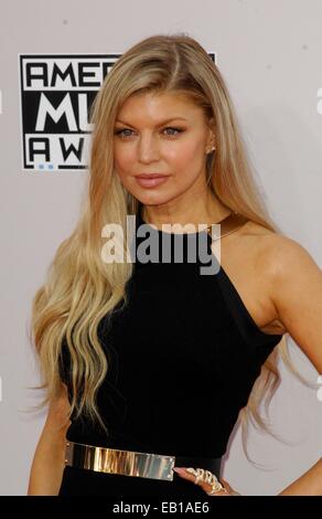 Fergie at arrivals for The 42nd Annual American Music Awards (AMAs 2014) - Arrivals 1, Nokia Theatre L.A. LIVE, Los Angeles, CA November 23, 2014. Photo By: Elizabeth Goodenough/Everett Collection Stock Photo