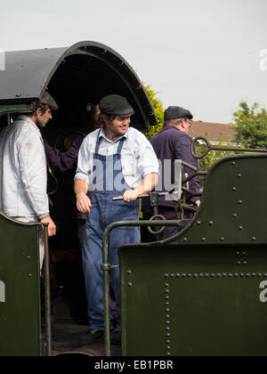 Steam Locomotive Crew Stock Photo - Alamy