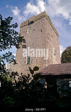 THOOR BALLYLEE, BALLYLEE CASTLE, NORMAN TOWER HOUSE, HOME OF POET, DRAMATIST AND NOBEL PRIZE WINNER OF LITERATURE, W.B.YEATS 1921-1929,  GORT, CO GALWAY, IRELAND Stock Photo