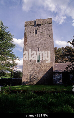 THOOR BALLYLEE, BALLYLEE CASTLE, NORMAN TOWER HOUSE, HOME OF POET, DRAMATIST AND NOBEL PRIZE WINNER OF LITERATURE, W.B.YEATS 1921-1929,  GORT, CO GALWAY, IRELAND Stock Photo