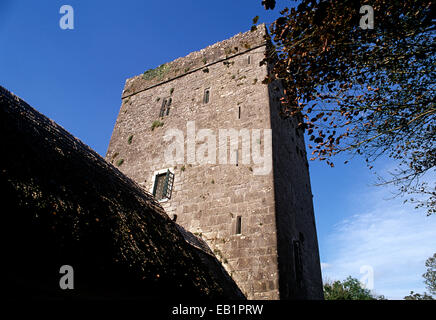 THOOR BALLYLEE, BALLYLEE CASTLE, NORMAN TOWER HOUSE, HOME OF POET, DRAMATIST AND NOBEL PRIZE WINNER OF LITERATURE, W.B.YEATS 1921-1929,  GORT, CO GALWAY, IRELAND Stock Photo