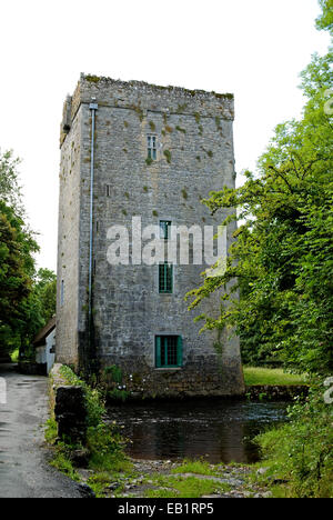 THOOR BALLYLEE, BALLYLEE CASTLE, NORMAN TOWER HOUSE, HOME OF POET, DRAMATIST AND NOBEL PRIZE WINNER OF LITERATURE, W.B.YEATS 1921-1929,  GORT, CO GALWAY, IRELAND Stock Photo