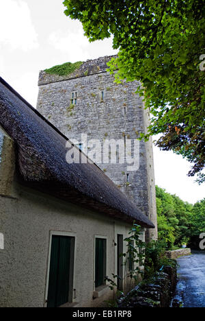 THOOR BALLYLEE, BALLYLEE CASTLE, NORMAN TOWER HOUSE, HOME OF POET, DRAMATIST AND NOBEL PRIZE WINNER OF LITERATURE, W.B.YEATS 1921-1929,  GORT, CO GALWAY, IRELAND Stock Photo