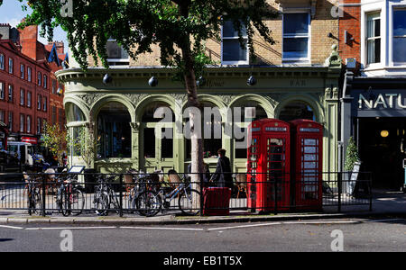 Street scene Marylebone High Street, London, England, UK Stock Photo