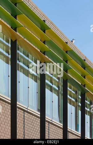 Darwen Vale High School, Blackburn, United Kingdom. Architect: John McAslan & Partners, 2013. Stock Photo