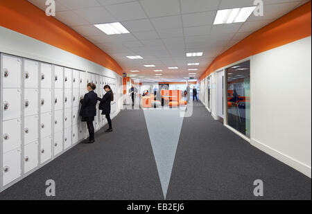 Darwen Vale High School, Blackburn, United Kingdom. Architect: John McAslan & Partners, 2013. Stock Photo