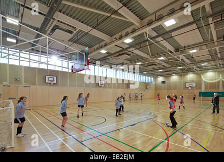 Darwen Vale High School, Blackburn, United Kingdom. Architect: John McAslan & Partners, 2013. Stock Photo