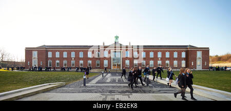 Darwen Vale High School, Blackburn, United Kingdom. Architect: John McAslan & Partners, 2013. Stock Photo