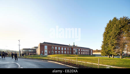 Darwen Vale High School, Blackburn, United Kingdom. Architect: John McAslan & Partners, 2013. Stock Photo