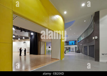 Darwen Vale High School, Blackburn, United Kingdom. Architect: John McAslan & Partners, 2013. Stock Photo