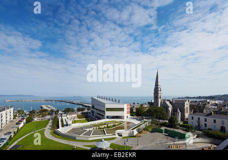 DLR Lexicon, new building in Dun Laoghaire, Ireland, 2015 Stock Photo