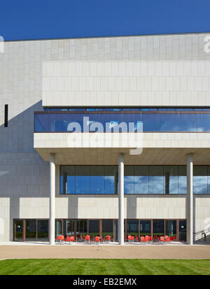 DLR Lexicon, new building in Dun Laoghaire, Ireland, 2015 Stock Photo