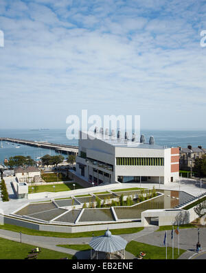 DLR Lexicon, new building in Dun Laoghaire, Ireland, 2015 Stock Photo