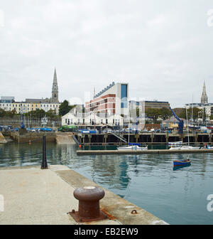 DLR Lexicon, new building in Dun Laoghaire, Ireland, 2015 Stock Photo