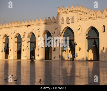 courtyard of mosque of al Hakim, Cairo, Egypt Stock Photo
