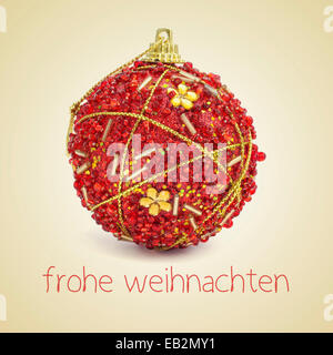 CHRISTMAS: Season's Greetings | Frohe Weihnachten Stock Photo - Alamy