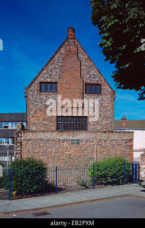 Exterior view from the East, Row houses, Great Yarmouth, Norfolk, UK Stock Photo