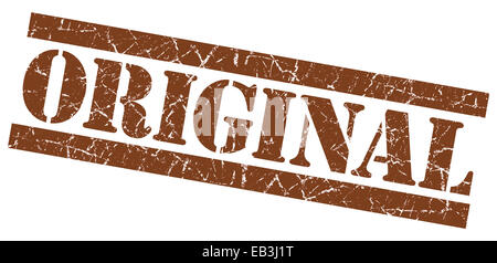 Original product grunge brown vintage round isolated seal Stock Photo ...