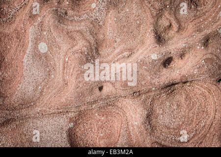 Isle of Arran Sandstone Rock in Scotland Stock Photo