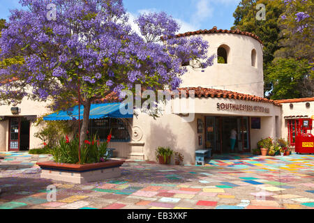 Spanish Village studios and exhibits Balboa Park San Diego California. Stock Photo