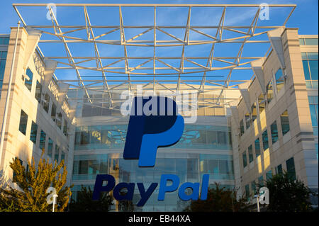 Headquarters of PayPal Incorporated (owned by Ebay), San Jose CA Stock Photo