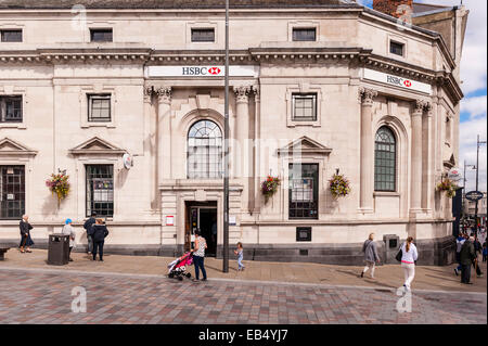 The HSBC Bank in Darlington , County Durham , England , Britain , Uk Stock Photo