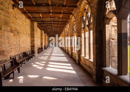 The interior of Durham cathedral in Durham , England , Britain , Uk Stock Photo