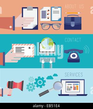 Business and retail vector illiustrations Stock Vector
