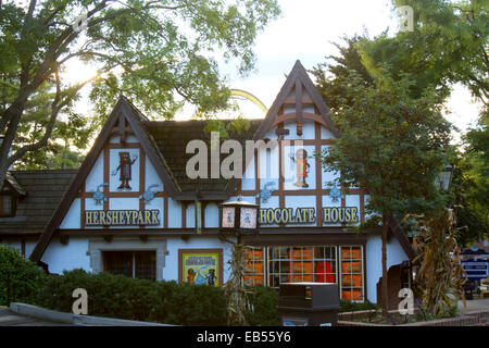 Hershey, PA, USA - October 19, 2014 - Chocolate House in HersheyPark amusement park Stock Photo