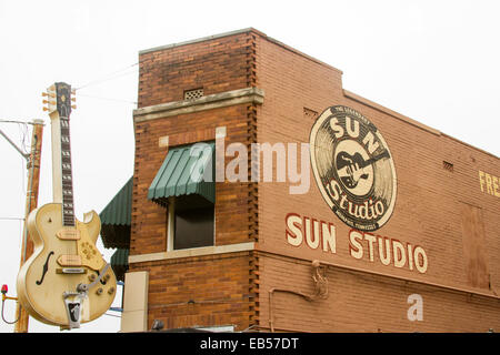 Memphis, TN, USA - September 16, 2014 : Historic Sun Studio in Memphis, TN Stock Photo