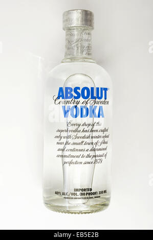 Vodka Bottles on Ice, Absolut Vodka Brand Made in Sweden. Editorial Image -  Image of currency, beverage: 191539725